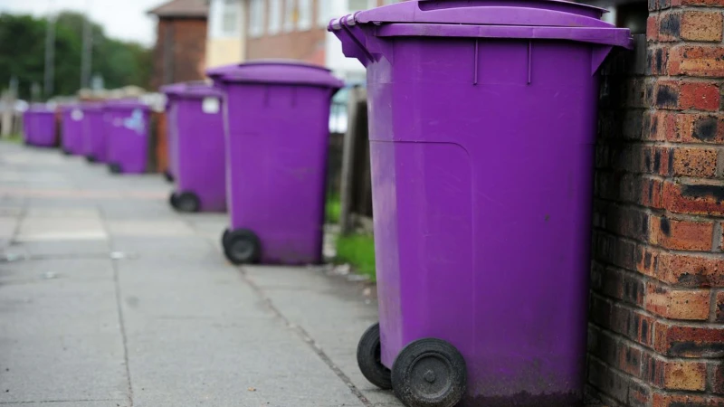 Why are Liverpool’s bins purple?